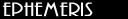 Ephemeris 