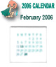2006 Desktop Calendar - Aquarius