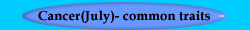 Cancer traits