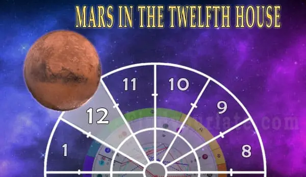 Mars in 12th house