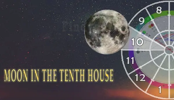 Moon in 10th house
