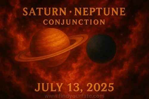 Saturn Neptune conjunction in Aries  
