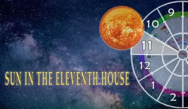 Sun in 11th house
