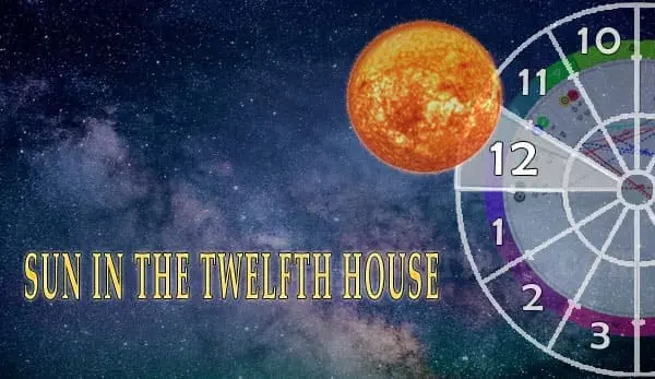 Sun in 12th house