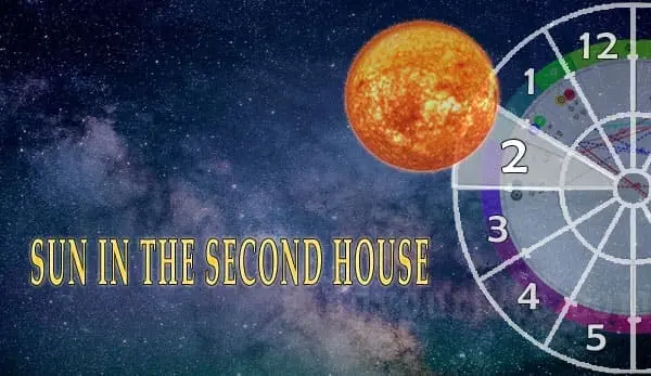 Sun in 2nd house