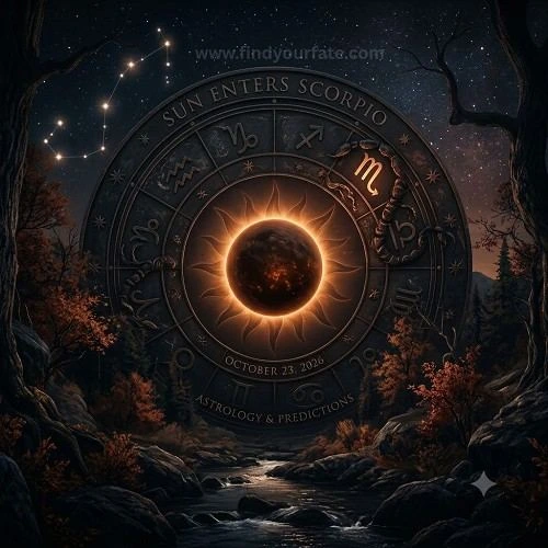 Sun Enters Scorpio October 23, 2026 