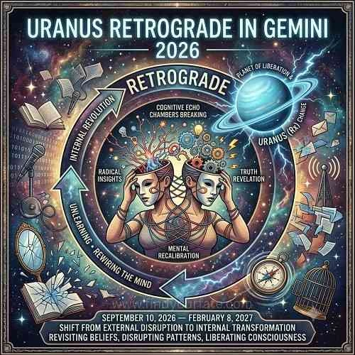 Uranus rückwärts in Zwillinge 2026 Uranus rückwärts in Zwillinge 2026