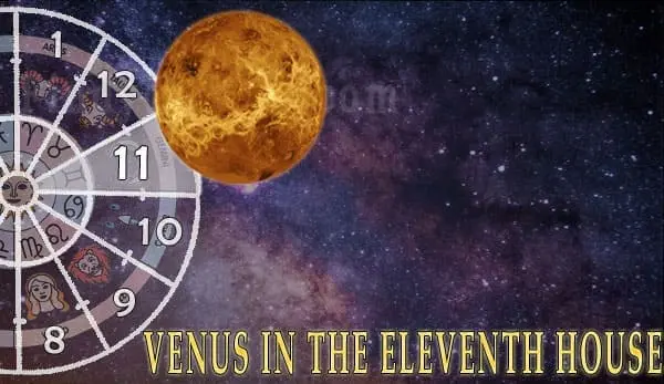 Venus in 11th house