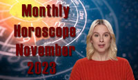 Thumbnail Image for Monthly Horoscope Video - November 2023. Findyourfate.com