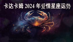 Thumbnail Image for 2024 年巨蟹座爱情星座