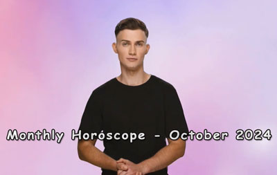 Thumbnail Image for Monthly Horoscope Video - October 2024. Findyourfate.com