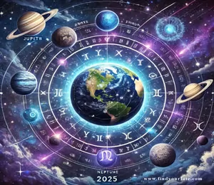 Thumbnail Image for 2025 Planetary Influences, Astrological effects on Zodiac Signs 2025