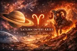 Thumbnail Image for Saturne entre en Belier en 2026 : la discipline par le feu et lavenement de la maîtrise de soi.