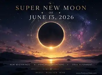 La Super Nouvelle Lune du 15 juin 2026 : Une puissante reinitialisation cosmique pour le cœur, le foyer et lame