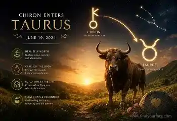 Thumbnail Image for Chiron Enters Taurus on June 19, 2026: A New Era of Healing, Worth, and Stability