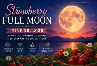 The Strawberry Full Moon of June 29, 2026: Astrology, Spiritual Meaning, and Its Influence on Every Zodiac Sign