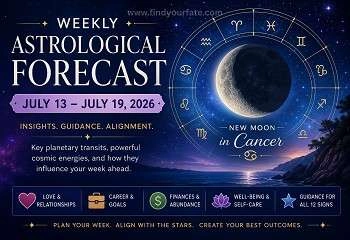 Weekly Astrological Forecast (July 13 – July 19, 2026)