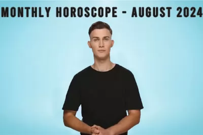 Thumbnail Image for Monthly Horoscope Video - August 2024. Findyourfate.com