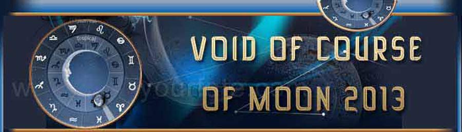  2013 Void of course Moon