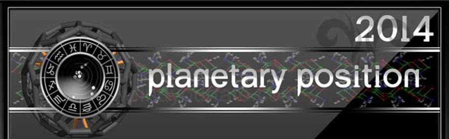 2014 Planetary Positions