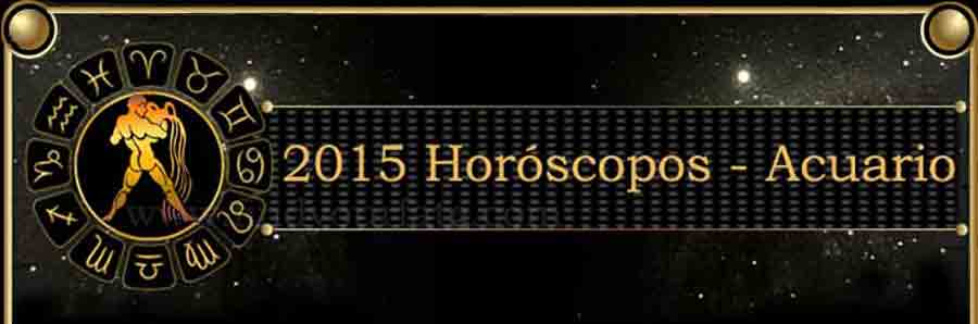  Horóscopo Acuario 2015