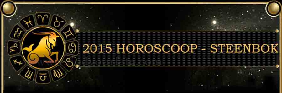  Steenbok 2015 Horoscoop