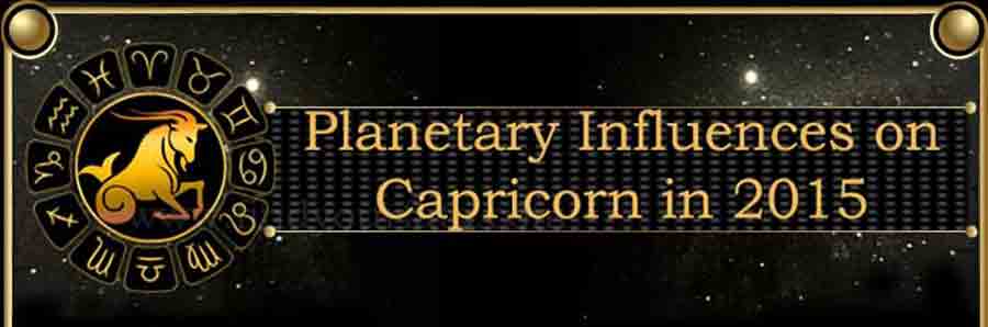  2015 Capricorn planetary influences