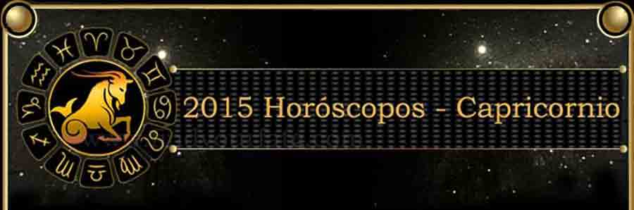  Horóscopo Capricornio 2015