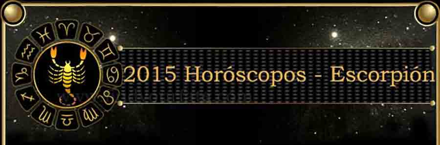  Horóscopo Escorpión 2015