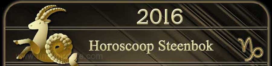  2016 Steenbok Horoscoop