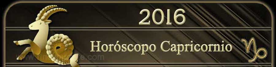  2016 Horóscopo Capricornio