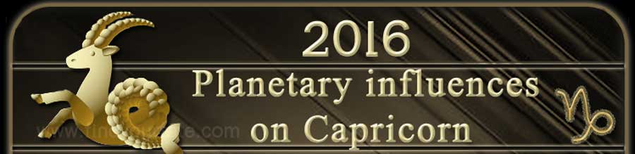 2016 Capricorn planetary influences