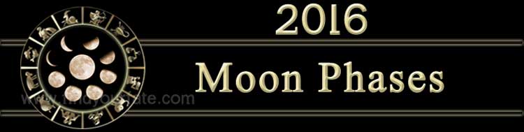  2016 Moon Phases