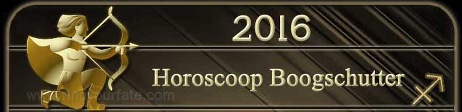  2016 Boogschutter Horoscoop