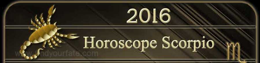  2016 Scorpio Horoscope