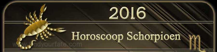 2016 Schorpioen-horoscoop
