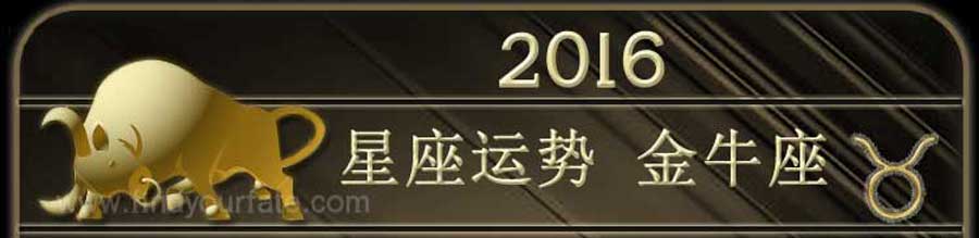  2016 金牛座星座