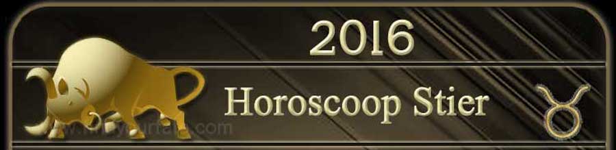  Stier 2016 Horoscoop