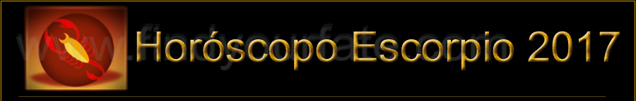  Escorpión Horóscopo - 2017