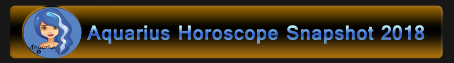  2018 Aquarius Horoscope