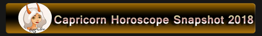  2018 Capricorn Horoscope