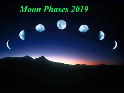 2019 moon phases