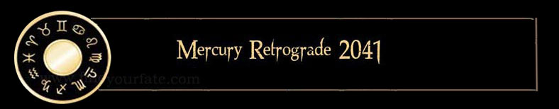 2041 Mercury Retrograde