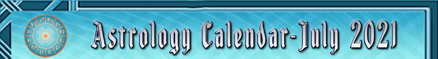 2021 Astrology Calendar - July
