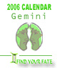 2006 Yearly Calendar - Gemini