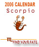 2006 Yearly Calendar - Scorpio