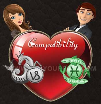 compatibility pisces capricorn man woman couple famous