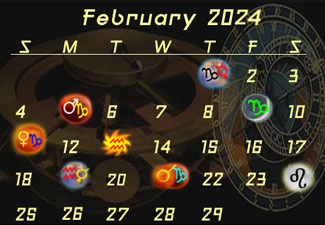 february planetary image