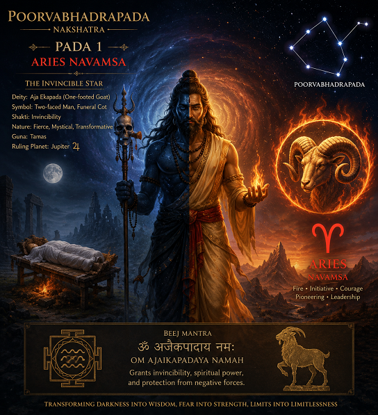 Poorvabhadrapada-Pada 1 Poorvabhadrapada-Pada 1