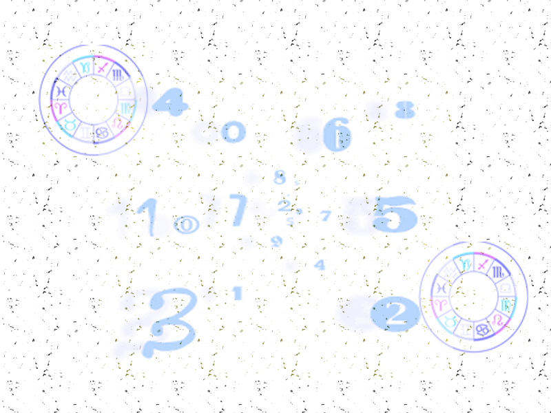 Numbers  - Free Astrology Stationery